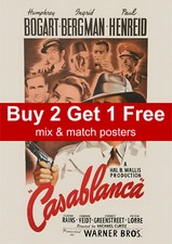 Casablanca 1942 Filmplakat A5