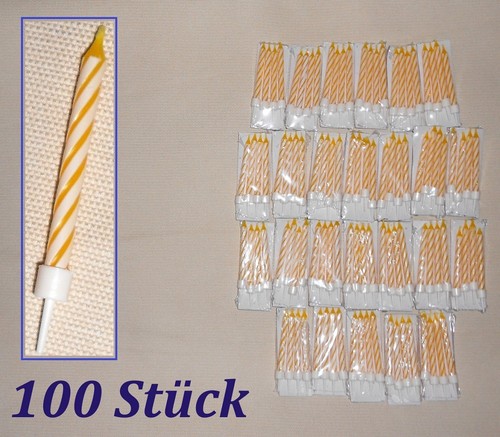 100 stk tortenkerzen - 100, stk.