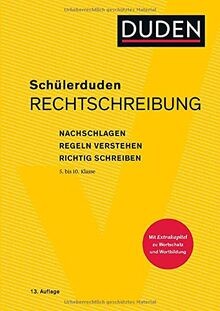 Schülerduden rechtschreibung - schülerduden,