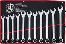 BGS Do It Yourself Maul-Ringschlüssel-Satz | XXL | SW 34 - 50 mm | 11-tlg.