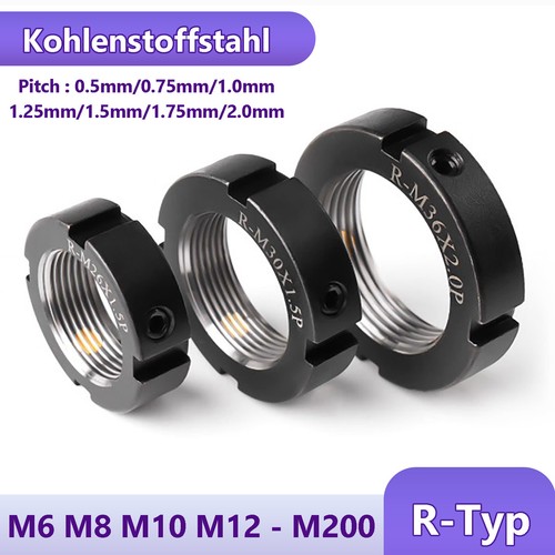 Nutmutter typ radial - r-typ,