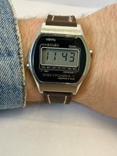 Elektronika 5 UdSSR/russische Digital-Quarzuhr mit Backlight 80er Retro