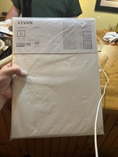Ikea VIVAN White Curtain Panel