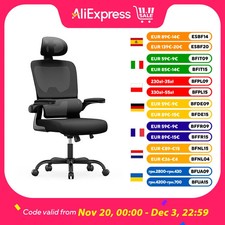 Naspaluro Ergonomic Office Chair Desk Chair with Folding Armrests Height