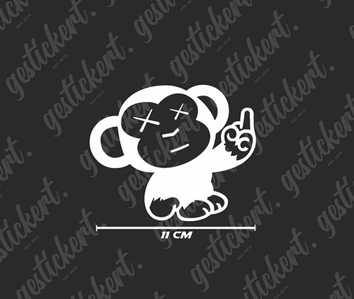 Affe mittelfinger - cm,