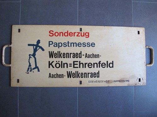 Zuglaufschild sonderzug - zuglaufschild,