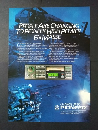 Pioneer autoradio cassette - autoradio,