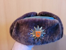POLIZEI NIEDERSACHSEN WINTERMÜTZE FELLMÜTZE 1984 - GRÖSSE 56