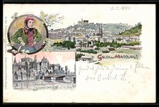 Künstler-AK Marburg a. L