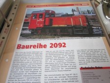 Sammellexikon Eisenbahn Österreichische Bundesbahnen ÖBB Baureihe 2092, 2095