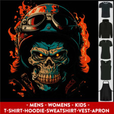 Biker Gorilla Skull Motorrad