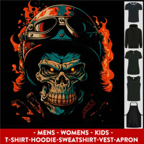 Biker gorilla skull - gorilla, motorrad