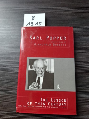 Karl popper the lesson of - karl,