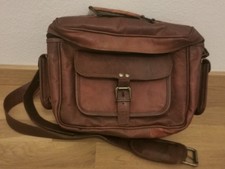 Fototasche aus Leder (Maße