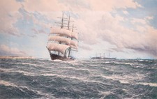 Schiffsverkehr Dreimaster