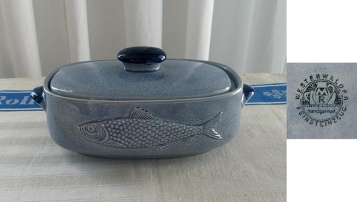 Fischtopf handgemalt - -,