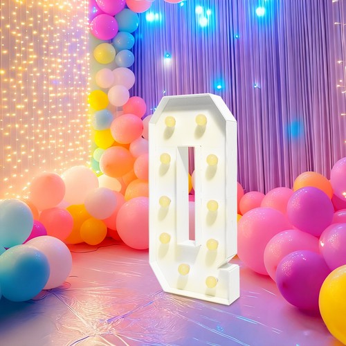 Licht auf buchstaben - auf, weiße