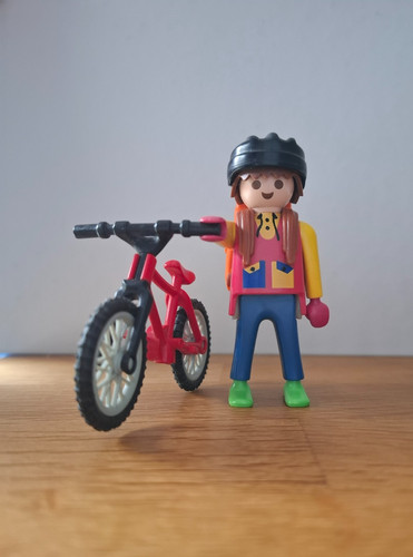Playmobil figur mountainbiker - figur,