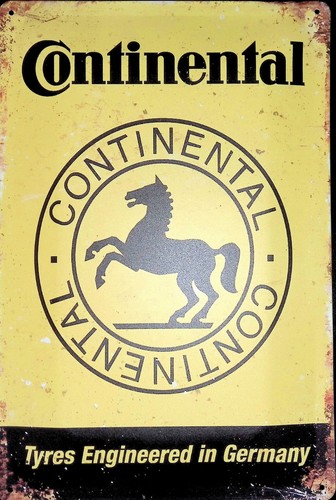 Blechschild continental - blechschild, "continental"