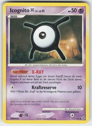 Pokémon icognito 132 de - 71/132,