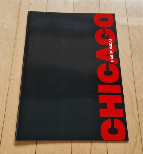 Chicago musical programmheft - chicago,