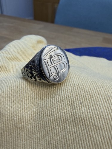 Antiker siegelring initialen - antiker,