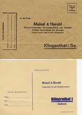 Meinel & Herold Postkarte mit