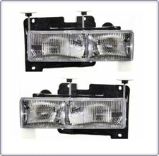 2x SCHEINWERFER HAUPTSCHEINWERFER HB3 HB4 FÜR CHEVROLET GMC K C1500 C2500 C3500
