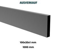 AUSVERKAUF Aluminium Zaun Lamelle 100x20 Lamelle Sichtschutzzaun Anthrazit 100cm