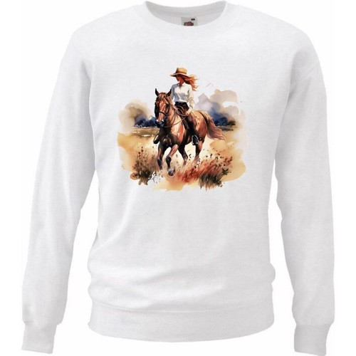 Sweatshirt sweater pferde - sweatshirt,