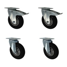 Set 200 mm Luftbereifte Räder