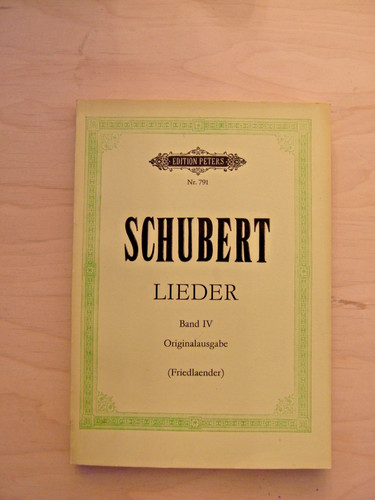 Alte noten schubert lieder - noten,