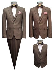 Herren Anzug Elegant Slim Fit