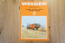 WELGER Stalldungstreuer Prospekt Typ LS 4 Seiten 1988