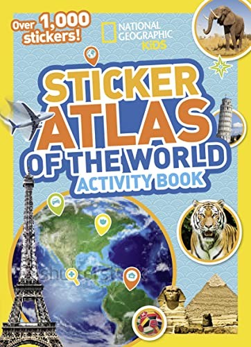 World atlas sticker activity - sticker,
