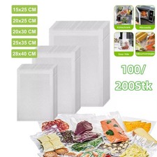 100-500Stk Vakuumierbeutel Vakuumbeutel Goffriert Vakuumfolie für Vakuumiergerät