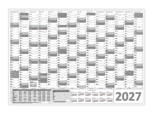 Xxl wandkalender din - wandkalender, a0