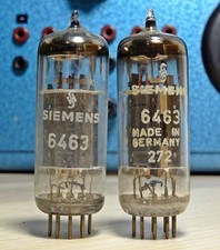 Konvolut 2x Röhre 6463 Telefunken    (Siemens gelabelt) top geprüft RoeTest V11