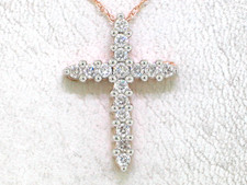 Brillant Anhänger Kreuz