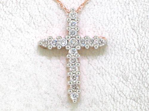 Brillant anhänger kreuz - anhänger,