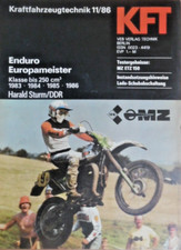 KFT KRAFTFAHRZEUGTECHNIK 11- 1986 MZ Enduro-EM Harald Sturm Traktoren Star Steye