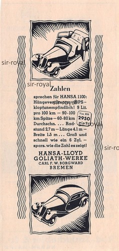 Hansa lloyd goliath - hansa,