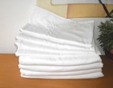 4 tlg Bettwäsche Weiß Stickerei Baumwolle 155 x 200 Klassic Landhaus Shabby