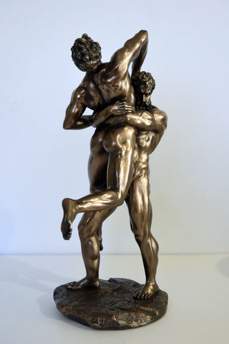 Herkules und antäus statue - und, antäus-statue