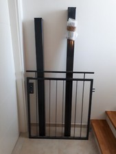 Gartentor Farbe: Anthrazit geschweißter Stahl, verzinkt, pulverbeschichtet