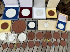 Porzellan Medaillen Konvolut