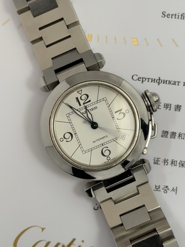 Cartier pasha 2324 box und - pasha,