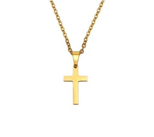 Kreuz halskette damen herren - halskette,
