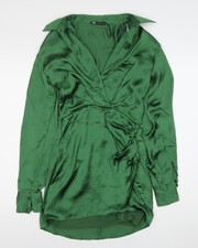 Zara Damen Grün XS Satin