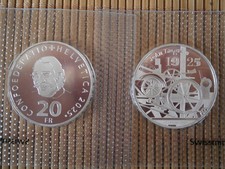 20 CHF 2025 Jean Tinguely 20g 0,9999 Ag in org.  Noppenfolie 7500 Ex.